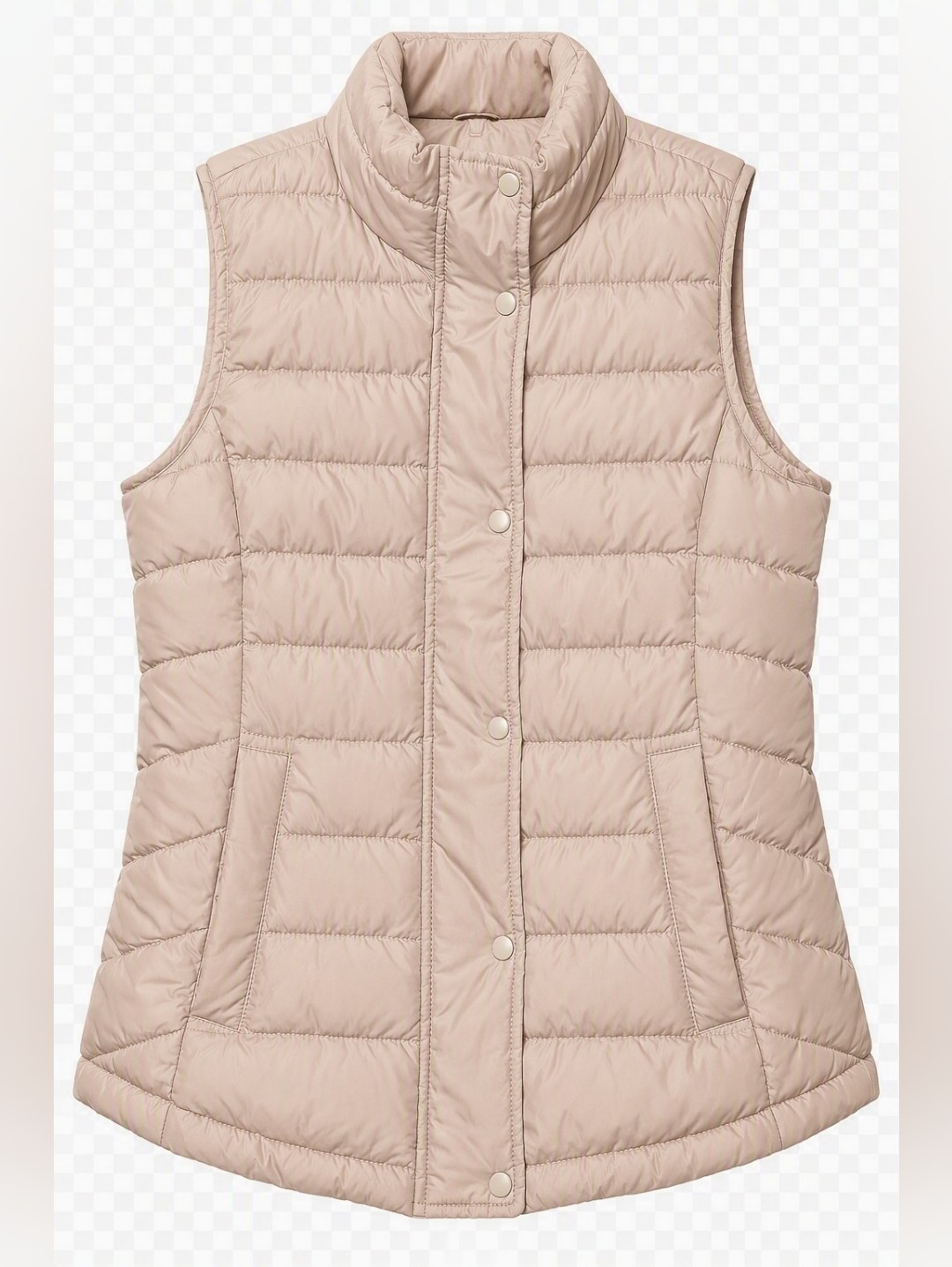Gap Quilted Puffer Vest Women’s Xs (Beige)